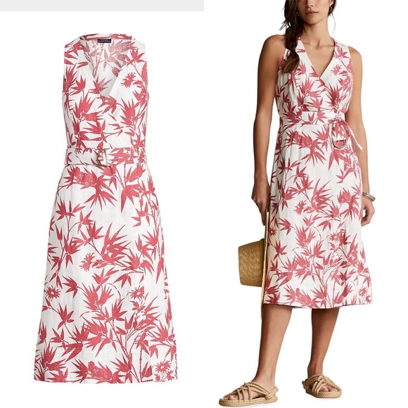 Polo Ralph Lauren
Floral Belted Wrap Dress magpie Floral size 2  NWT - Picture 3 of 12